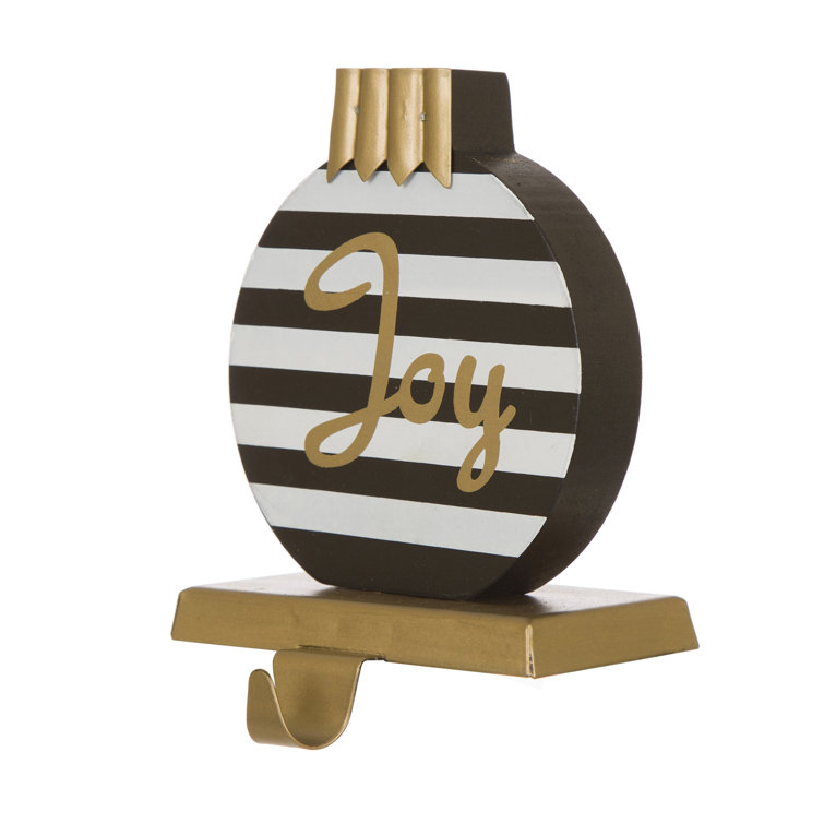 Glitzhome Striped Ornament Stocking Holder & Reviews Wayfair